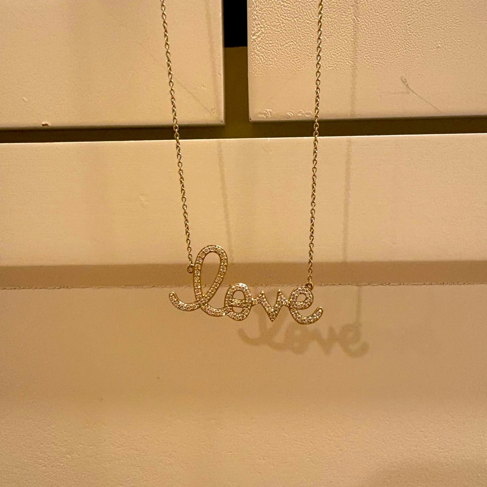 Sydney Evan Large Love Necklace